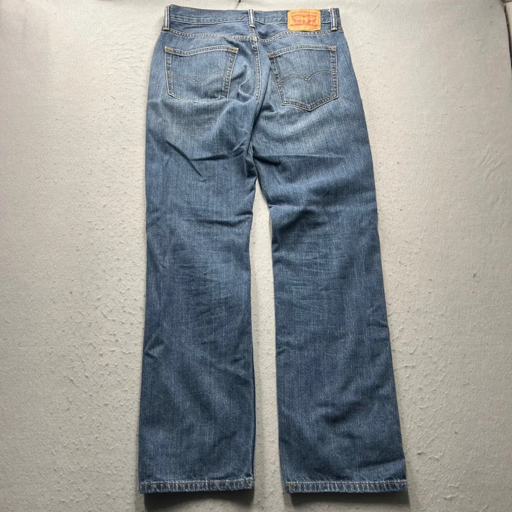 Levis 559 Relaxed Straight Jeans Mens 33x34 Blue Medium Wash Denim 00559-4258
